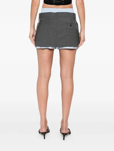 Alexander Wang Pleated Key-chain Shorts