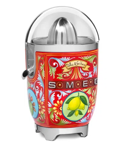 Dolce & Gabbana Casa X Smeg Sicily Is My Love Citrus Juicer (28.1cm X 16.6cm) In Multi