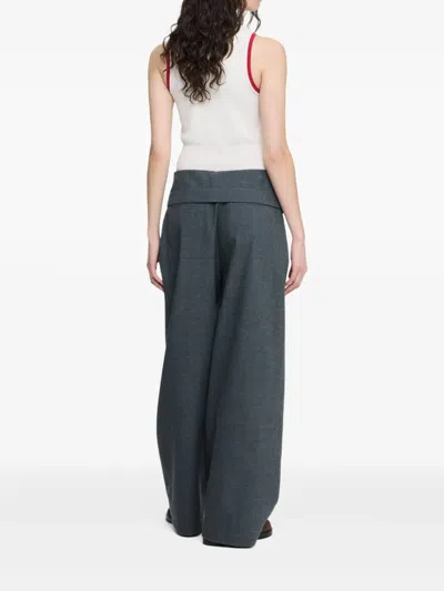 Jw Anderson Wool Pants In Gray