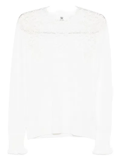 Ermanno Scervino Lace-insert Blouse