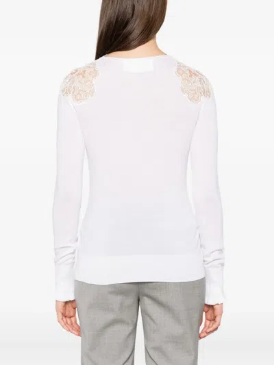 Ermanno Scervino Lace-insert Blouse