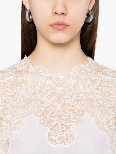 Ermanno Scervino Lace-insert Blouse