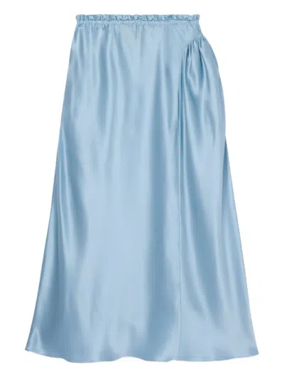 Simone Rocha Satin Gathered Skirt