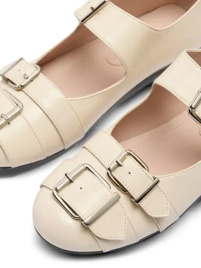 Simone Rocha Triple-buckle Ballet Flats