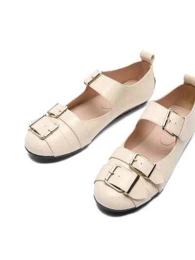 Simone Rocha Triple-buckle Ballet Flats