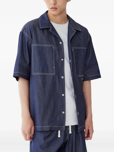 Studio Tomboy Two-pockets Short-sleeve Shirt