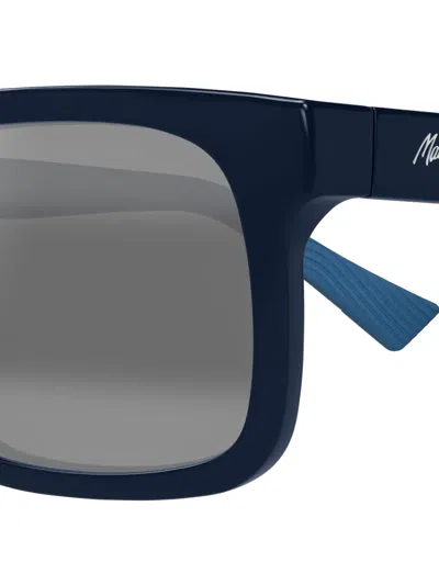 Maui Jim Square-frame Sunglasses In Blue