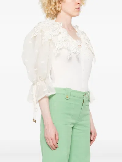Chloé Lace-appliqué Bodysuit