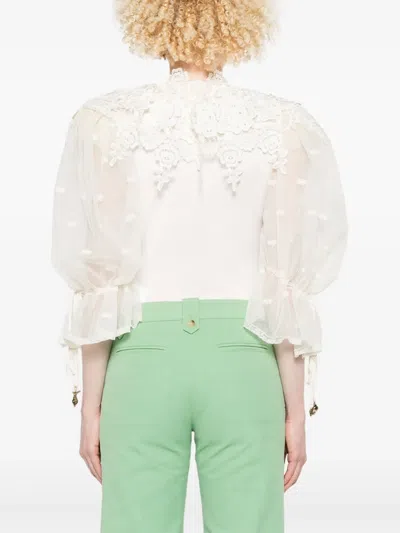 Chloé Lace-appliqué Bodysuit