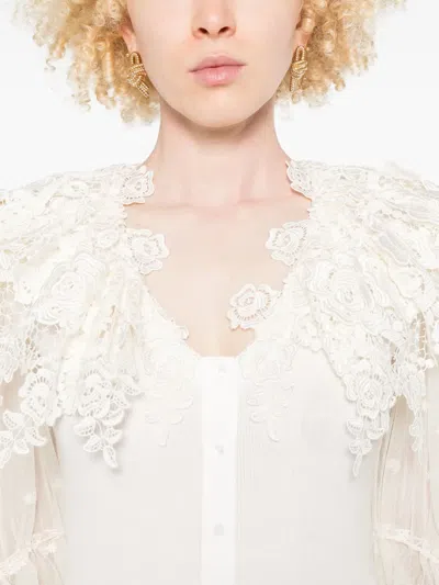 Chloé Lace-appliqué Bodysuit