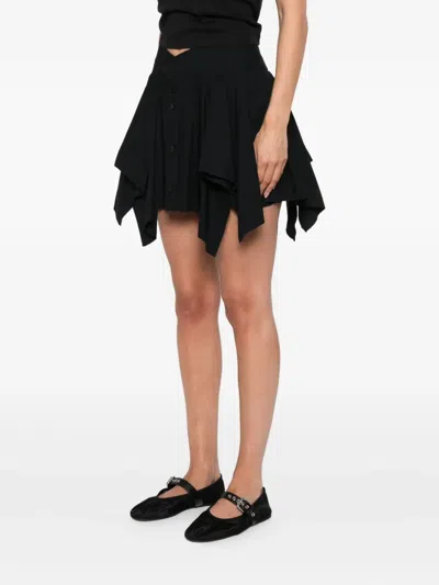 Alexander Wang Asymmetric Skirt In Black