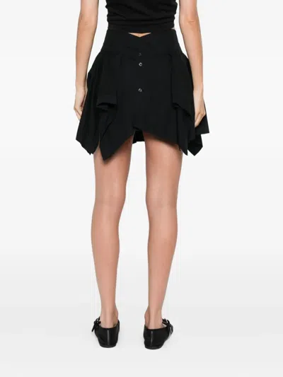 Alexander Wang Asymmetric Skirt In Black