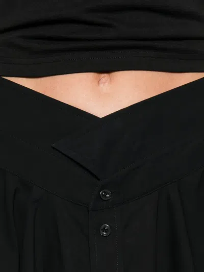 Alexander Wang Asymmetric Skirt In Black