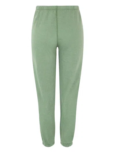 Sprwmn Heart-embellished Track Pants In Green