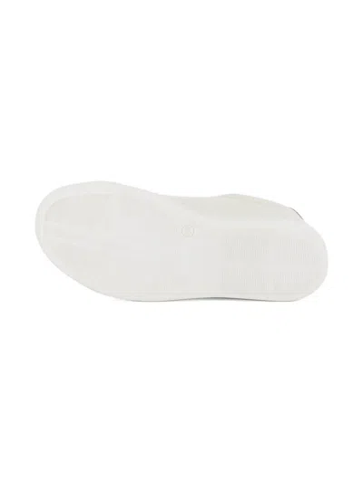 Chloé Perforated White Lace-up Sneakers In White