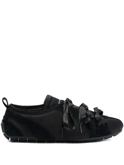 Simone Rocha Ballerina Grip Satin-bow Ballerina Sneakers
