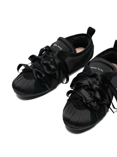 Simone Rocha Ballerina Grip Satin-bow Ballerina Sneakers