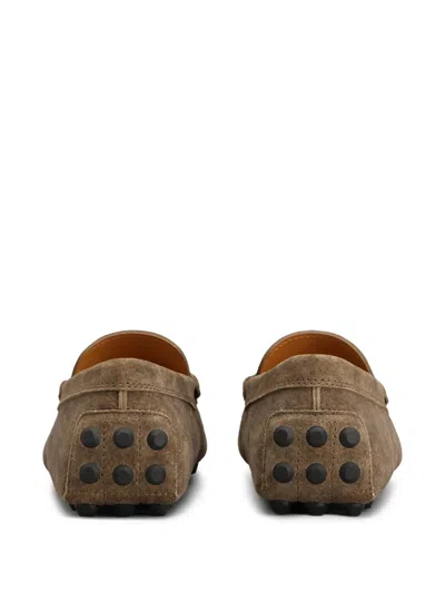 Tod's Round-toe Slip-on Loafers In Brown
