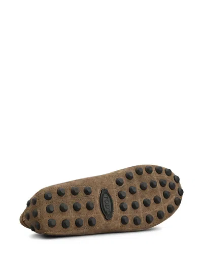 Tod's Round-toe Slip-on Loafers In Brown