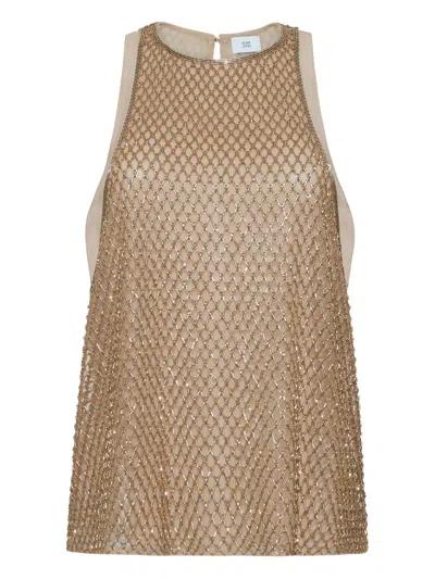 Adam Lippes Fable Top In Gold