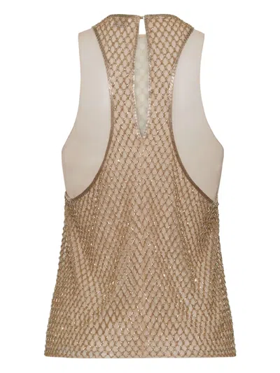 Adam Lippes Fable Top In Gold