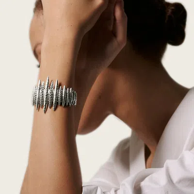 John Hardy Classic Chain Spear Hammered Flex Cuff
