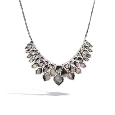 John Hardy Naga Necklace With Grey Mother Of Pearl