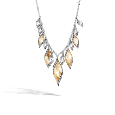 John Hardy Wave Hammered Drop Necklace