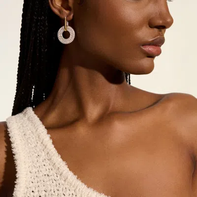 John Hardy Rata Drop Earring, Sterling Silver, Gold