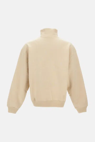 Jacquemus Men The Gros Grain Logo Sweatshirt In Neutral