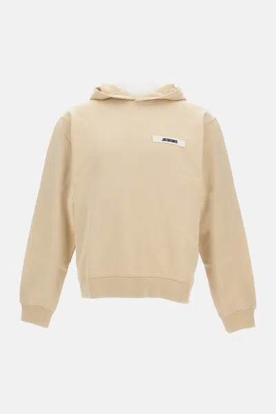 Jacquemus Logo Sweatshirt In Yellow