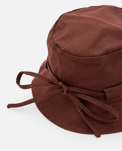 Jacquemus Brown Le Bob Gadjo Bucket Hat