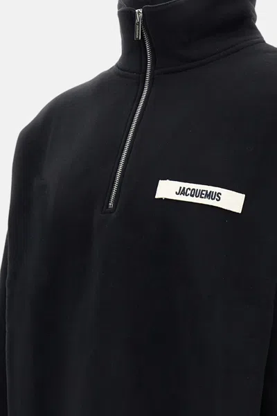 Jacquemus Grog Grain Zip-neck Sweatshirt