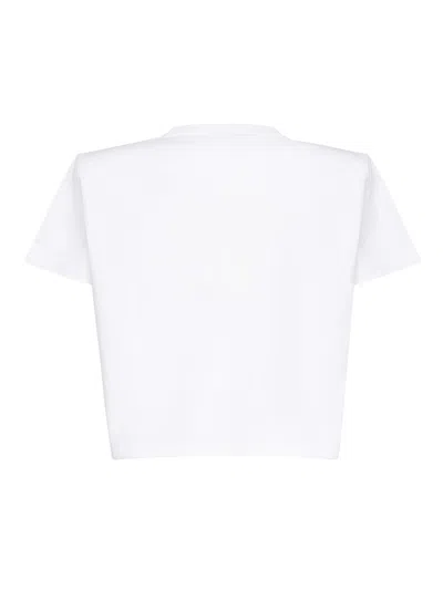 Magda Butrym Cropped T-shirt With Crochet Bra