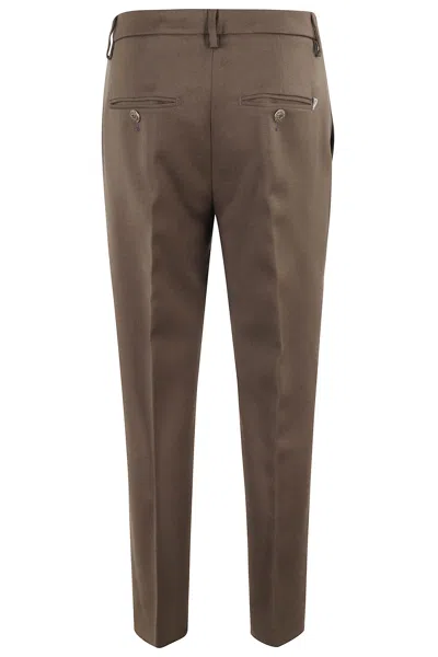 Dondup Nima Button-fastening Trousers In Gray