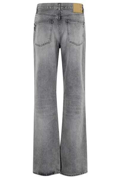 Haikure Straight Leg Trousers With Belt Loops
