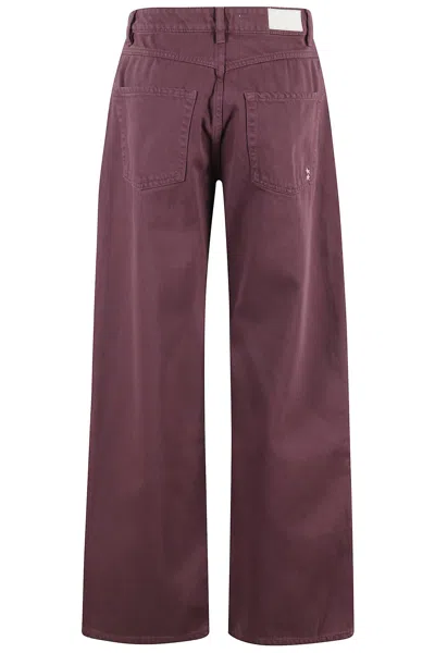 Icon Denim Poppy Jeans In Burgundy