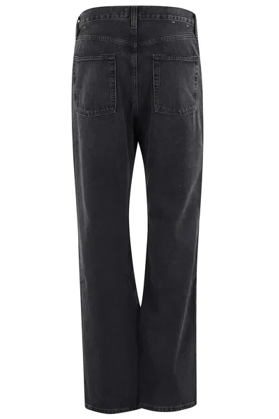 Agolde V Waist Kelly In Decibel In Black