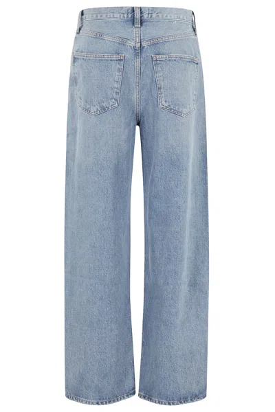 Agolde Low Curve Jeans In Fairway In Blue