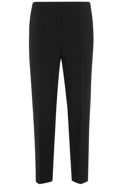 Theory Pull-on Trousers With Elastic Back In Black
