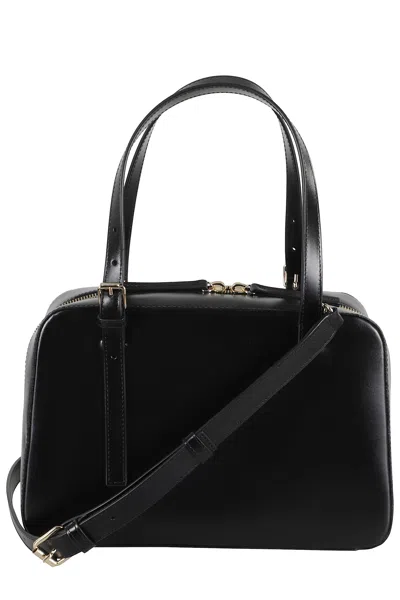 Apc Black Shoulder Bag With Versatile Carrying Options