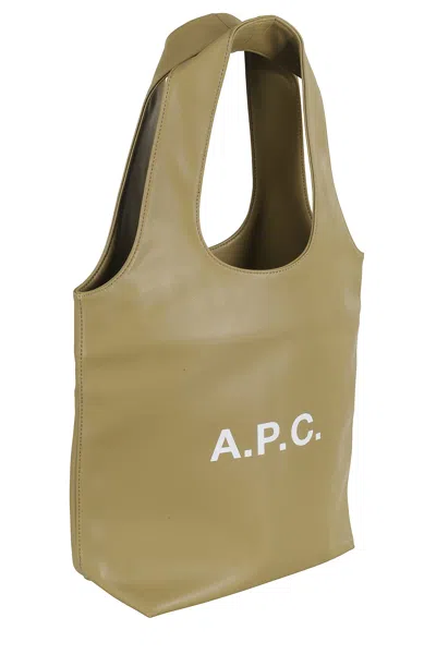 Apc A.p.c. Ninon Tote Bag Small In Neutral