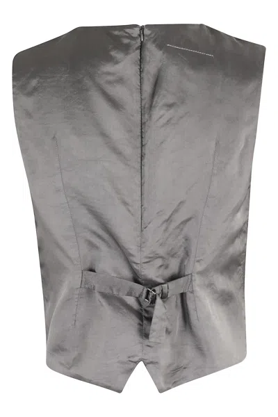 Mm6 Maison Margiela Gilet In Gray