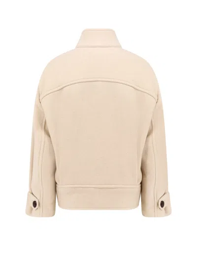 Isabel Marant Étoile Hanis Wool Blend Jacket In Pink