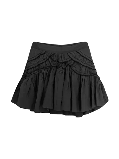 Isabel Marant Étoile Marant Etoile Women Ceola Cotton Blend Miniskirt In Black