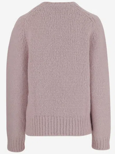 Jil Sander Wool Blend Crew Neck Sweater