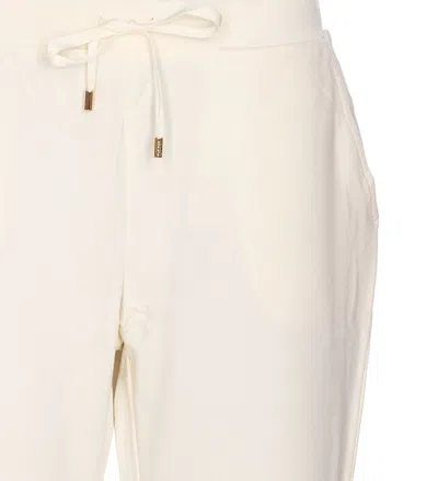 Liu •jo Drawstring-waist Trousers In Neutral