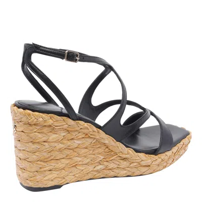 Jimmy Choo Ayla Square-toe Wedge Sandals