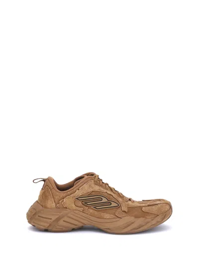Balenciaga Men Monday Sneakers In Brown