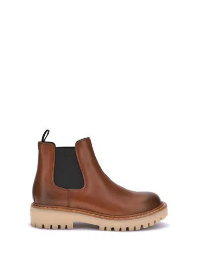 Prada Leather Ankle Boots